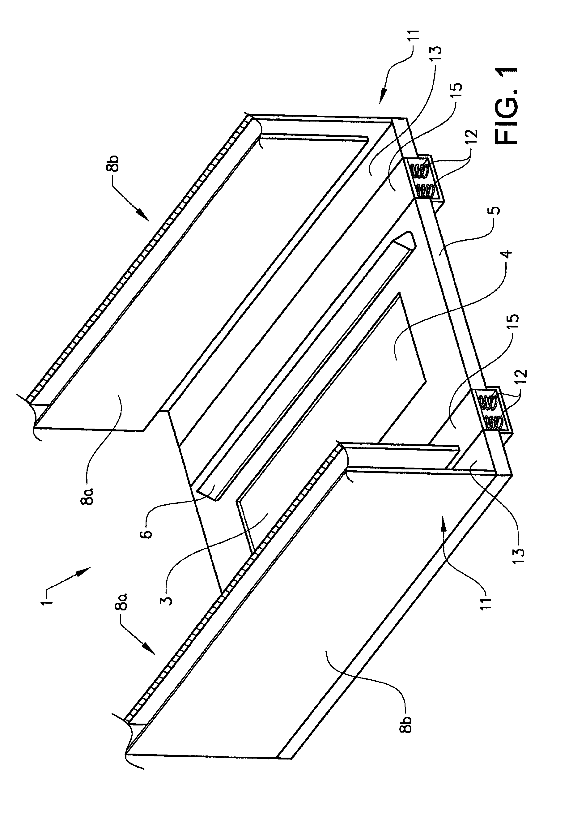 Apparatus for producing a three-dimensional object