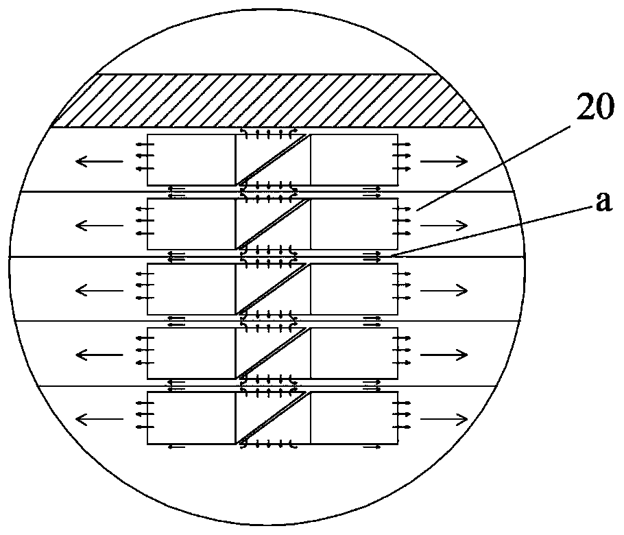 Online pulling and inserting structure of return air inlet mesh plates of pre-oxidation furnace and pre-oxidation furnace