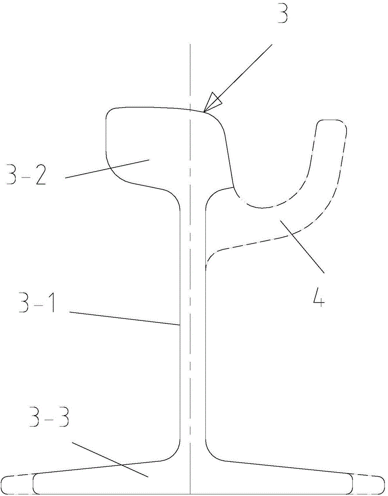 59R2 special-shaped rail and forming method thereof