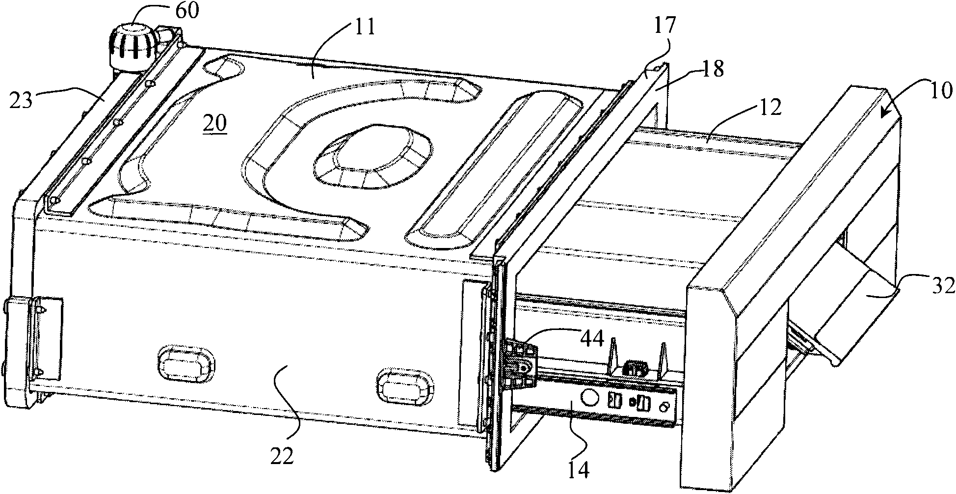 Storage unit and refrigeration appliance with same