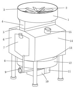 Fallen leaf treatment device