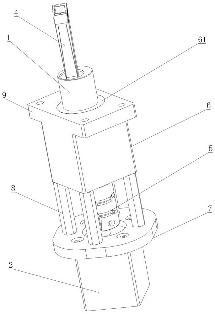 Automatic lifting blending device