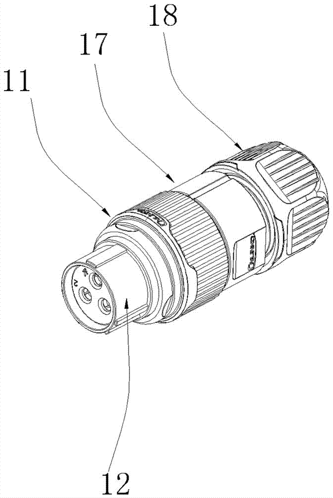 Electrical connector with self-locking structure