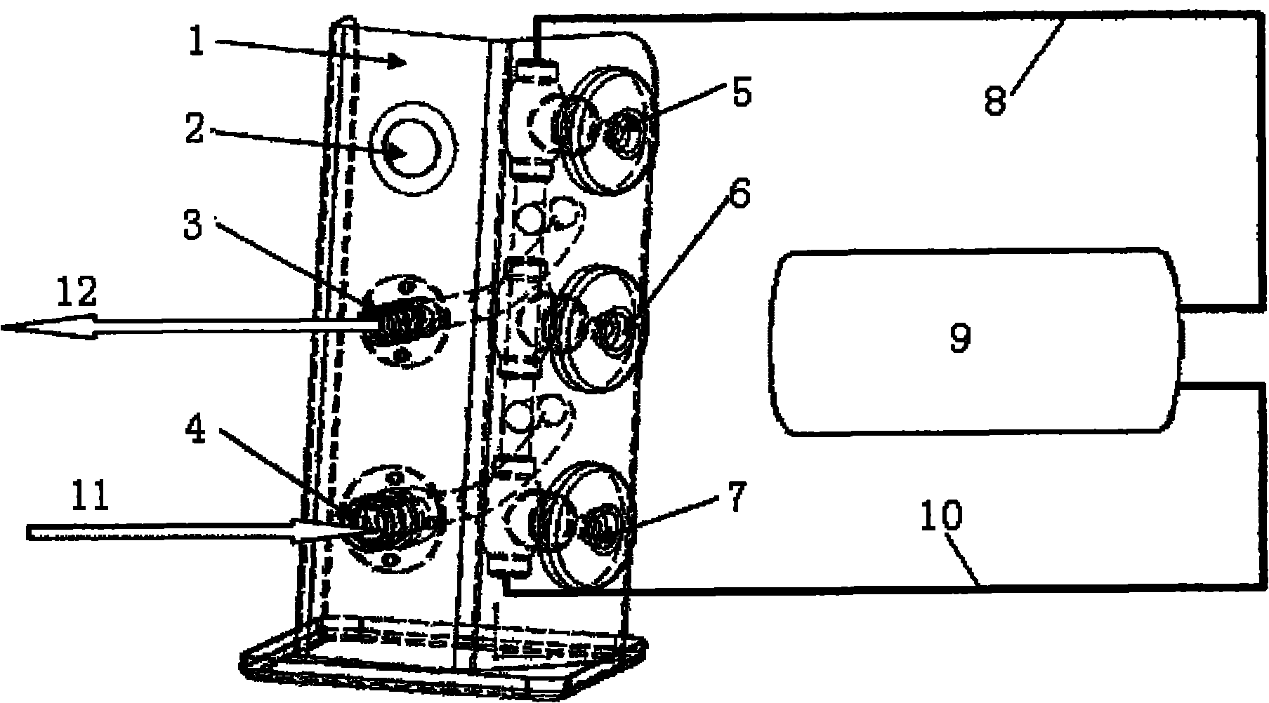 Fuel injection mechanism of vehicle-mounted gas bottle of liquefied natural gas vehicle