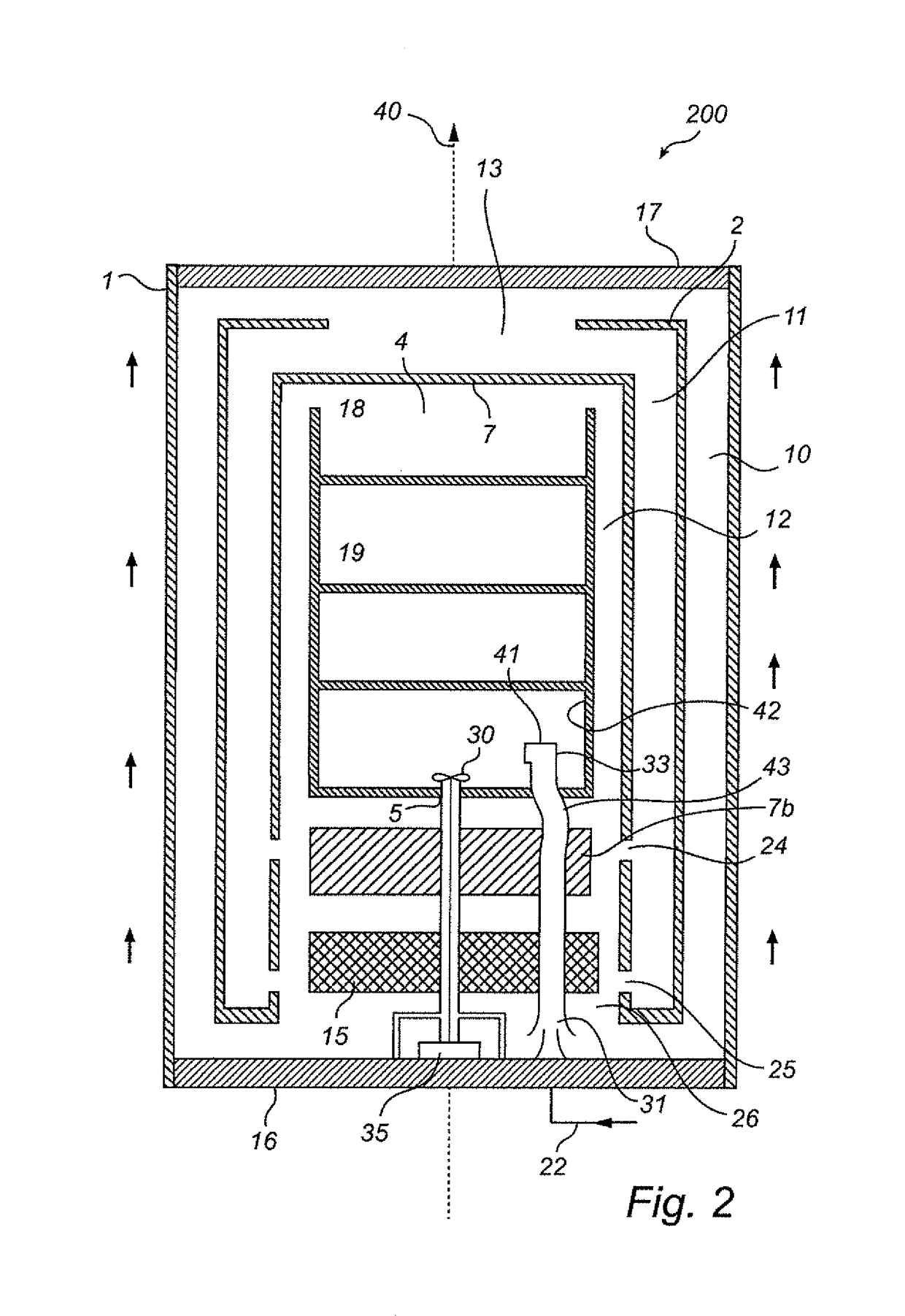 Combined fan and ejector cooling