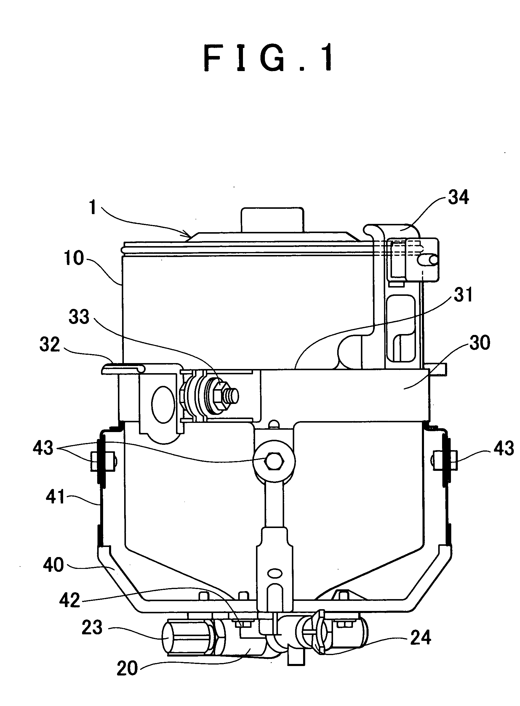 Mounting structure and method for heat accumulation tank