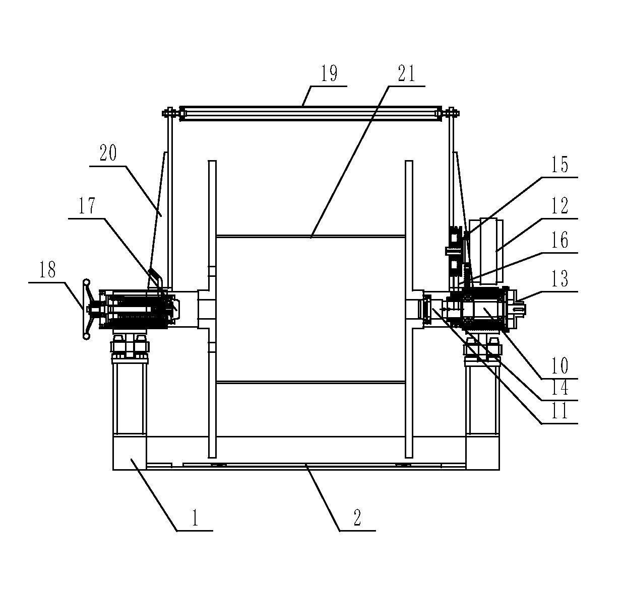Swinging arm type electric lifting wire pay-off device