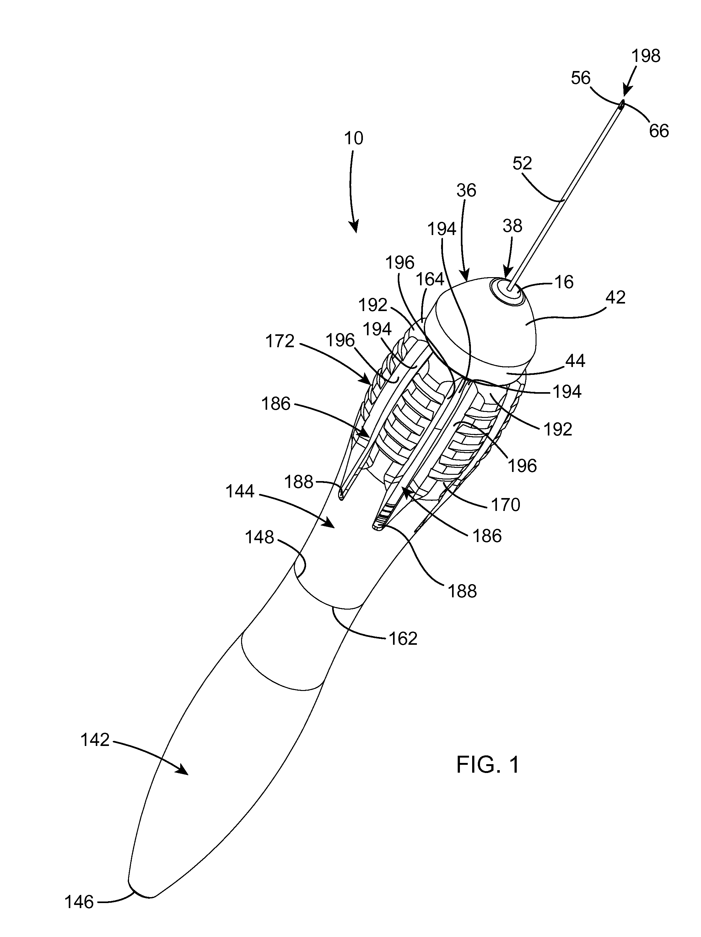 Axially Reciprocating Microsurgical Instrument with Radially Compressed Actuator Handle