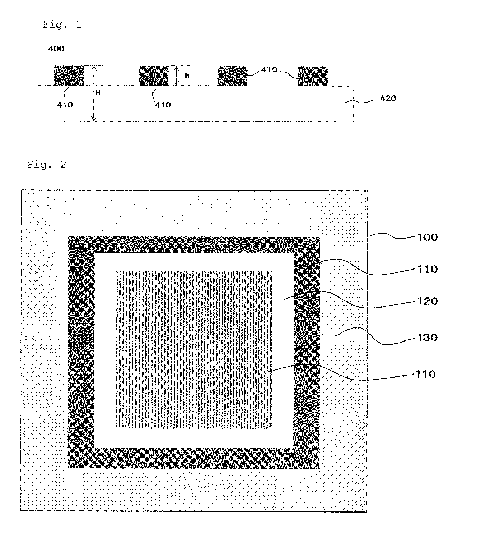 Patterned polarizing film and its production process