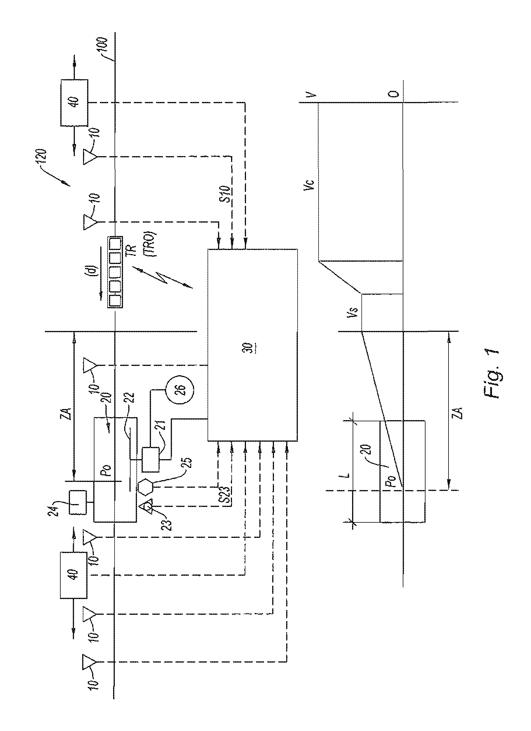 Equipment for controlling a train fire in a long railway tunnel and method for implementing same