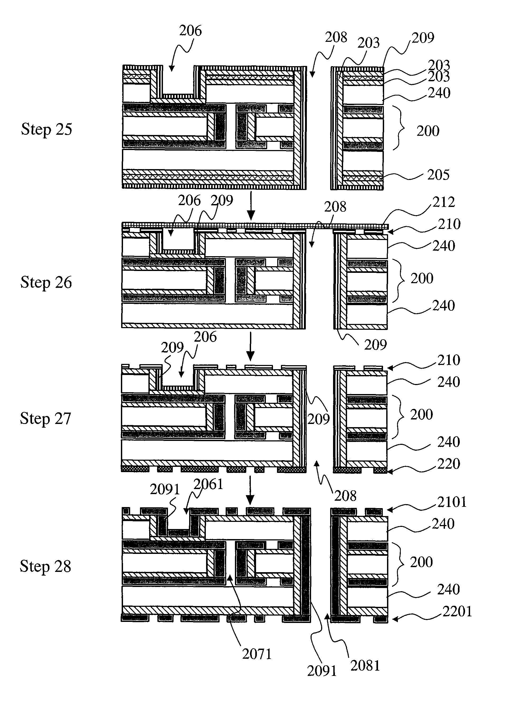 Multi-layer printed circuit board and method for fabricating the same