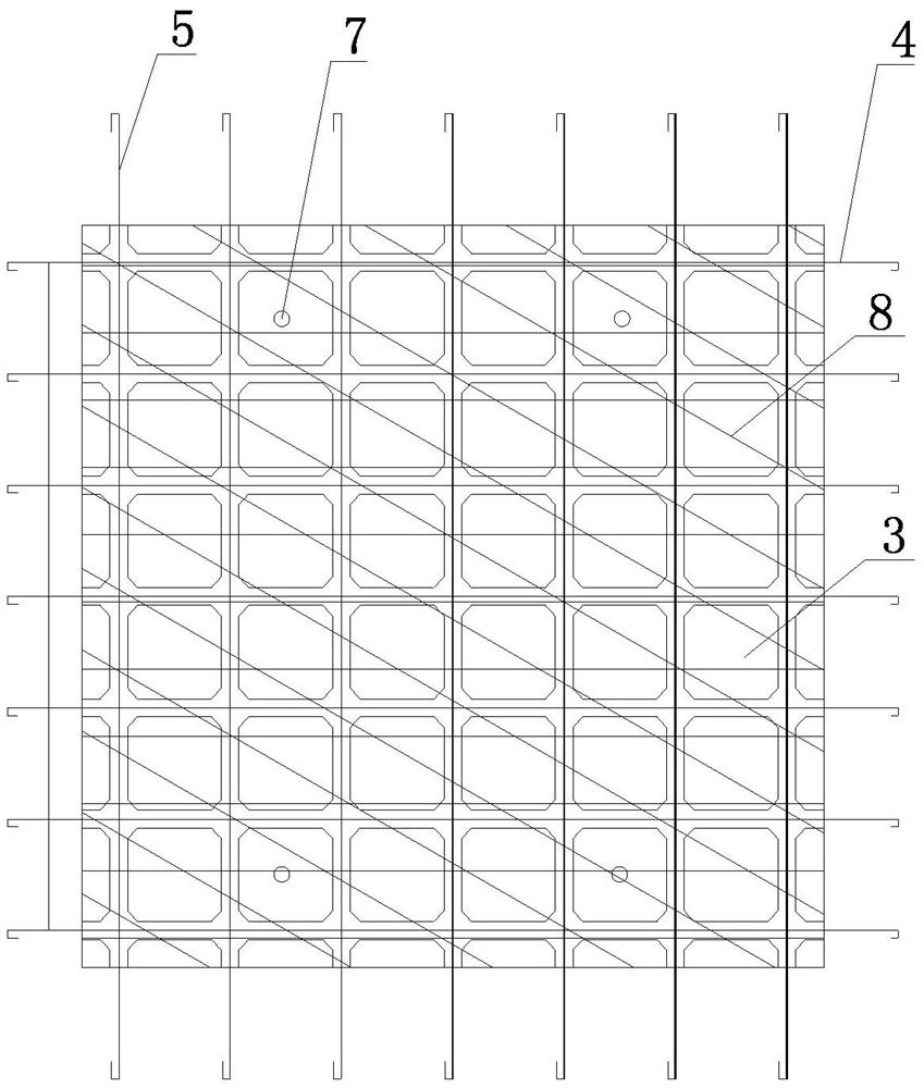 Assembled soil nail wall structure and construction method