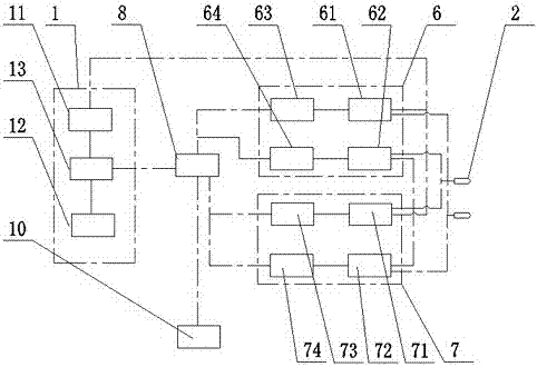 Interlocked high voltage generating circuit and static elimination system using the interlocked high voltage generating circuit