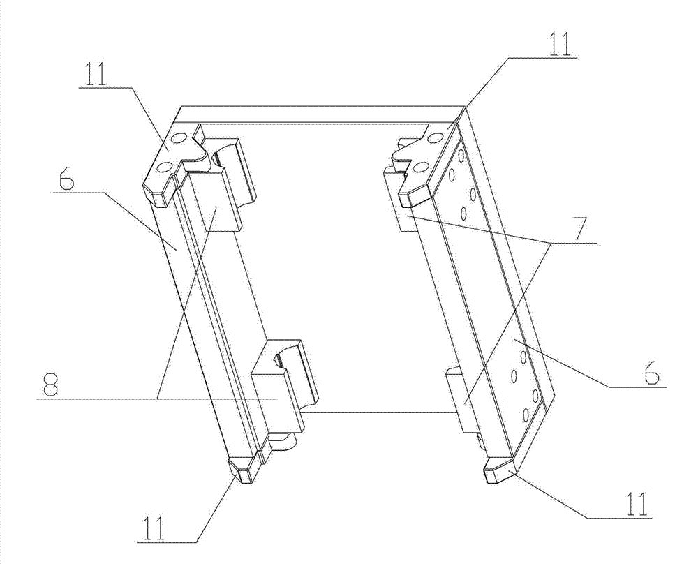 Pneumatic pull push device assembly of automatic interval cycle operation platform