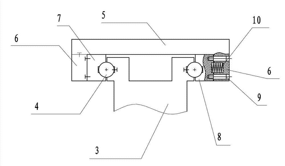 Pneumatic pull push device assembly of automatic interval cycle operation platform