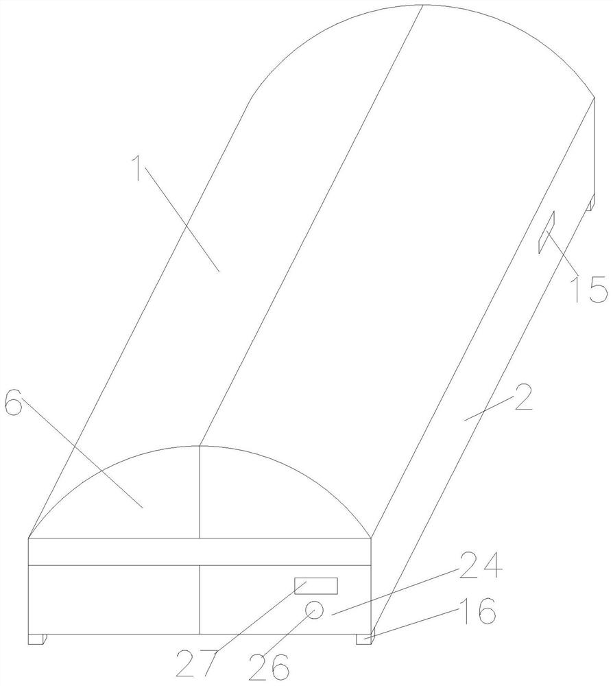 Household safety self-rescue cabin combined with bed body and method