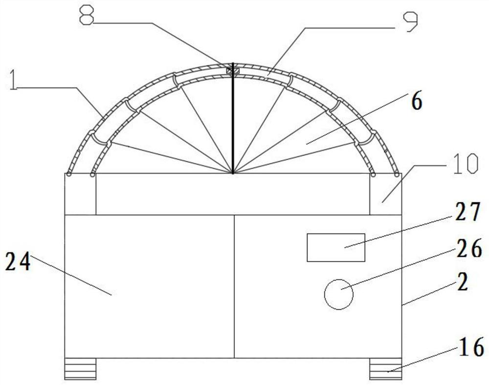 Household safety self-rescue cabin combined with bed body and method