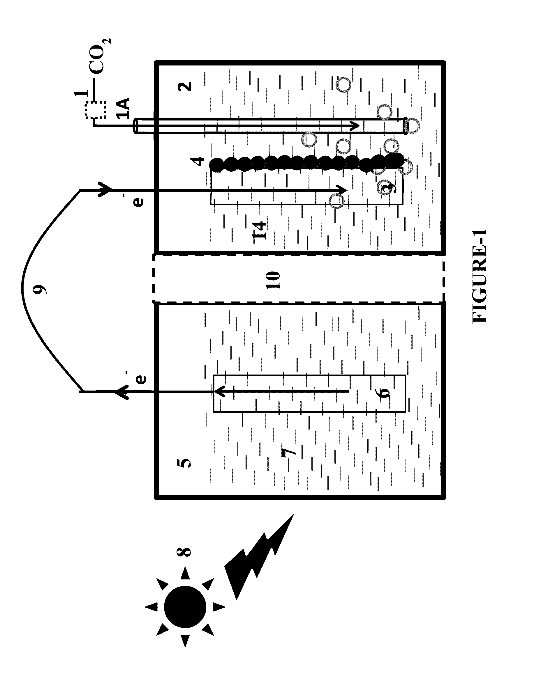 Device and method for conversion of carbon dioxide to organic compounds