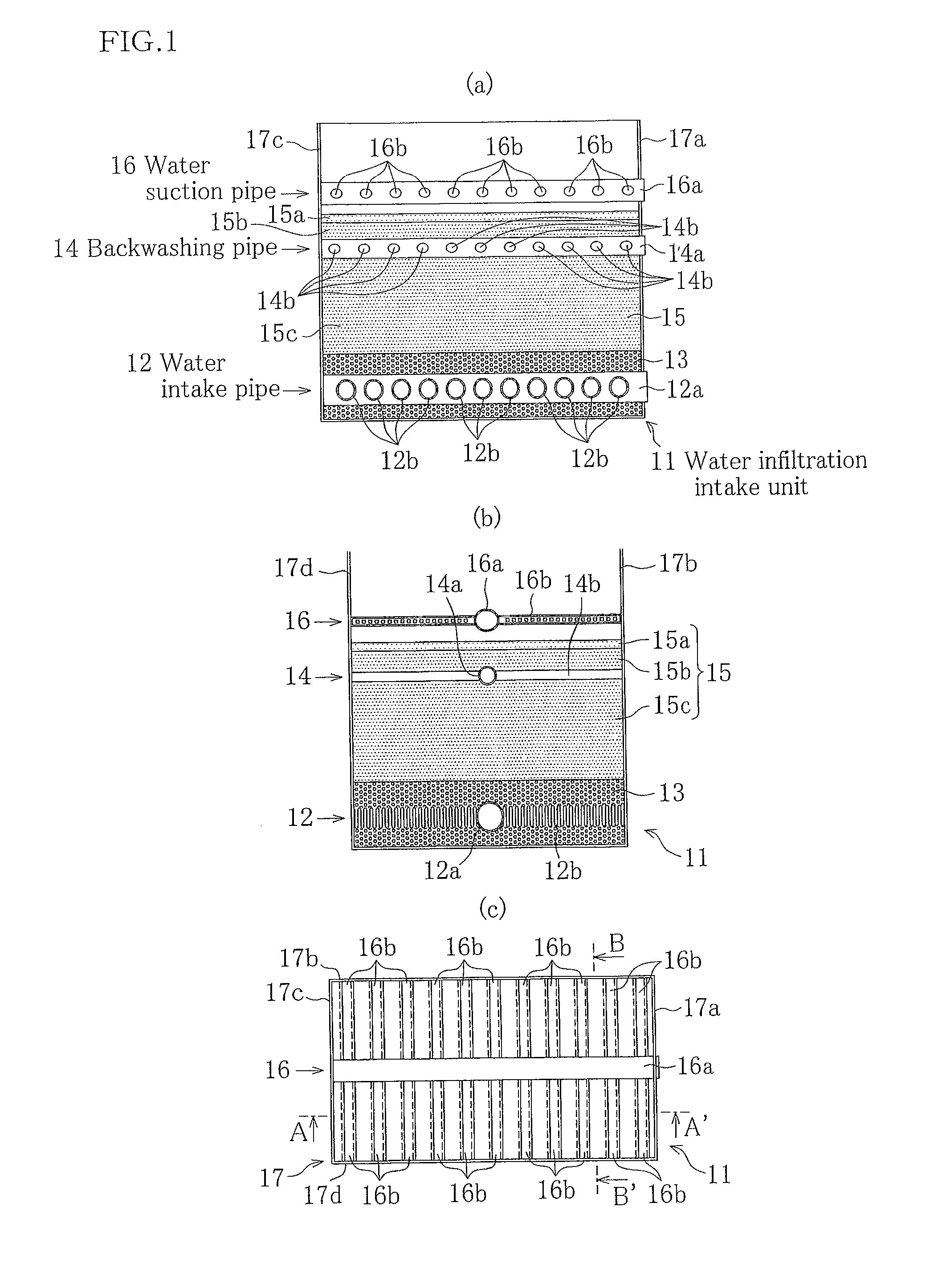 Seawater infiltration method and water infiltration intake unit