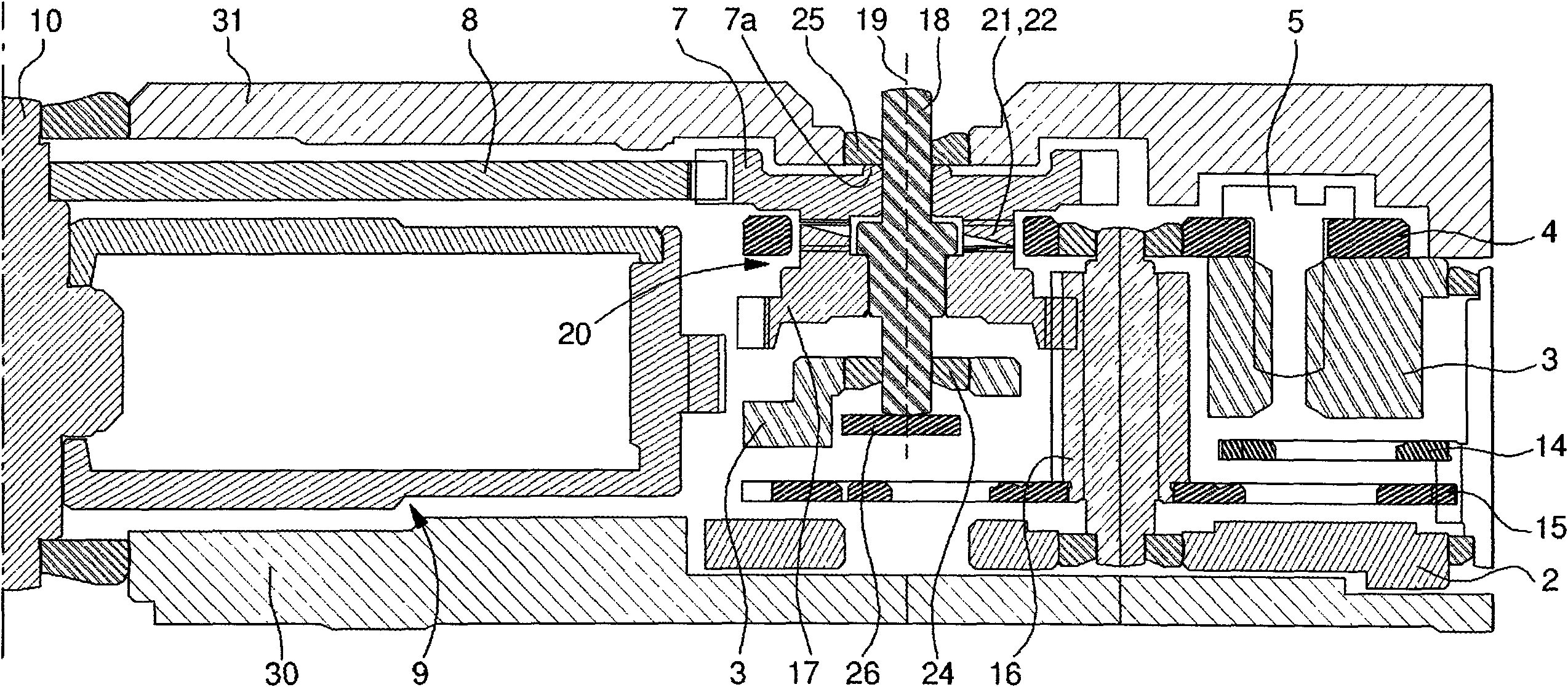 Disengaging device for timepiece mechanism, and watch movement comprising this device