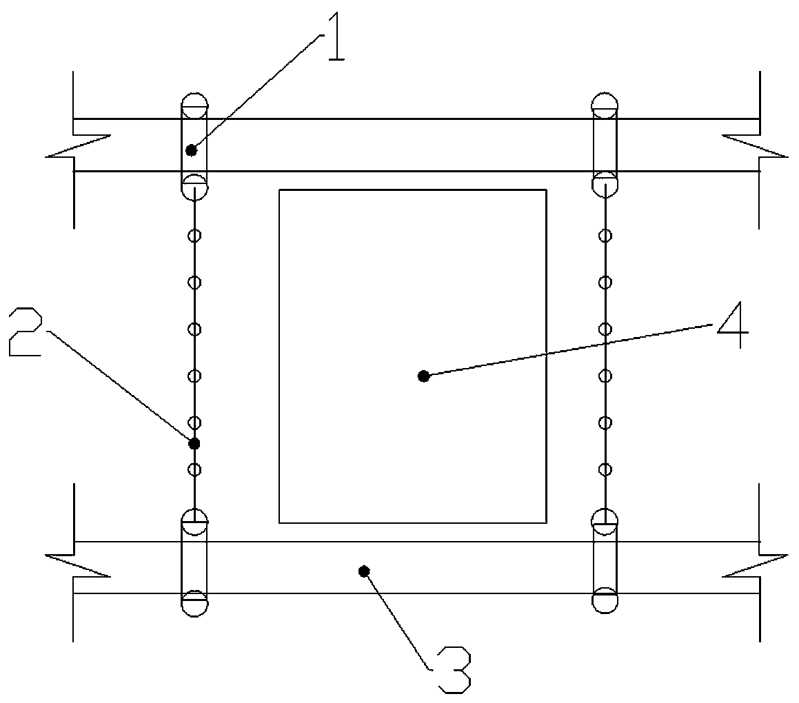 Safety rope mechanism for installing main transformer