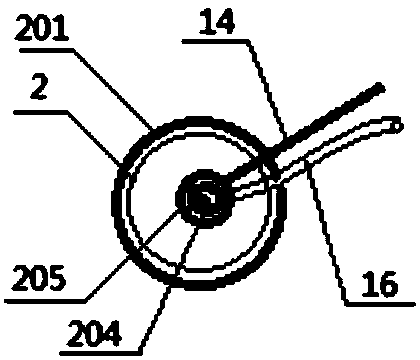 Device and method for collecting and compressing poplar catkins into bag
