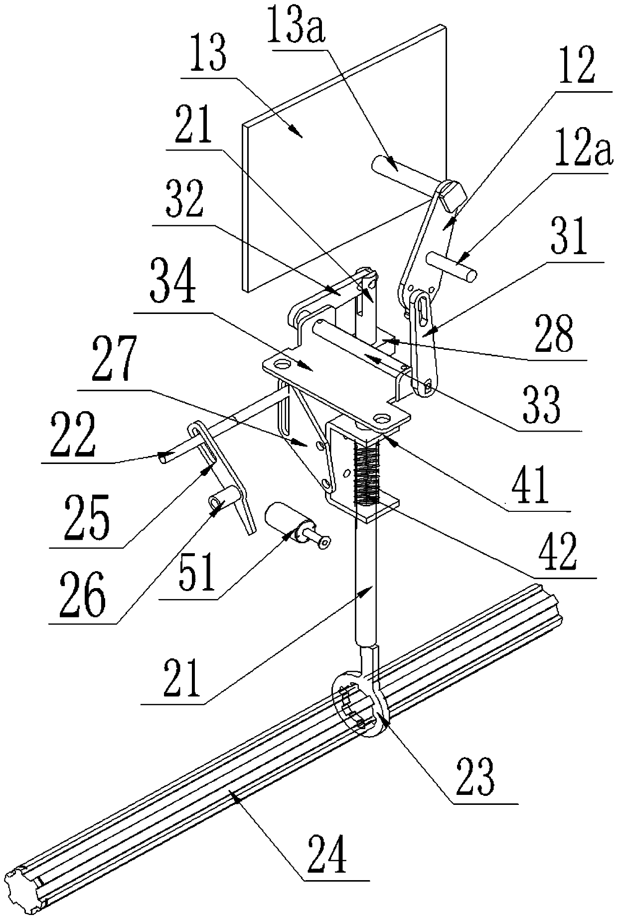 Mechanical interlocking device of isolation switch and breaker
