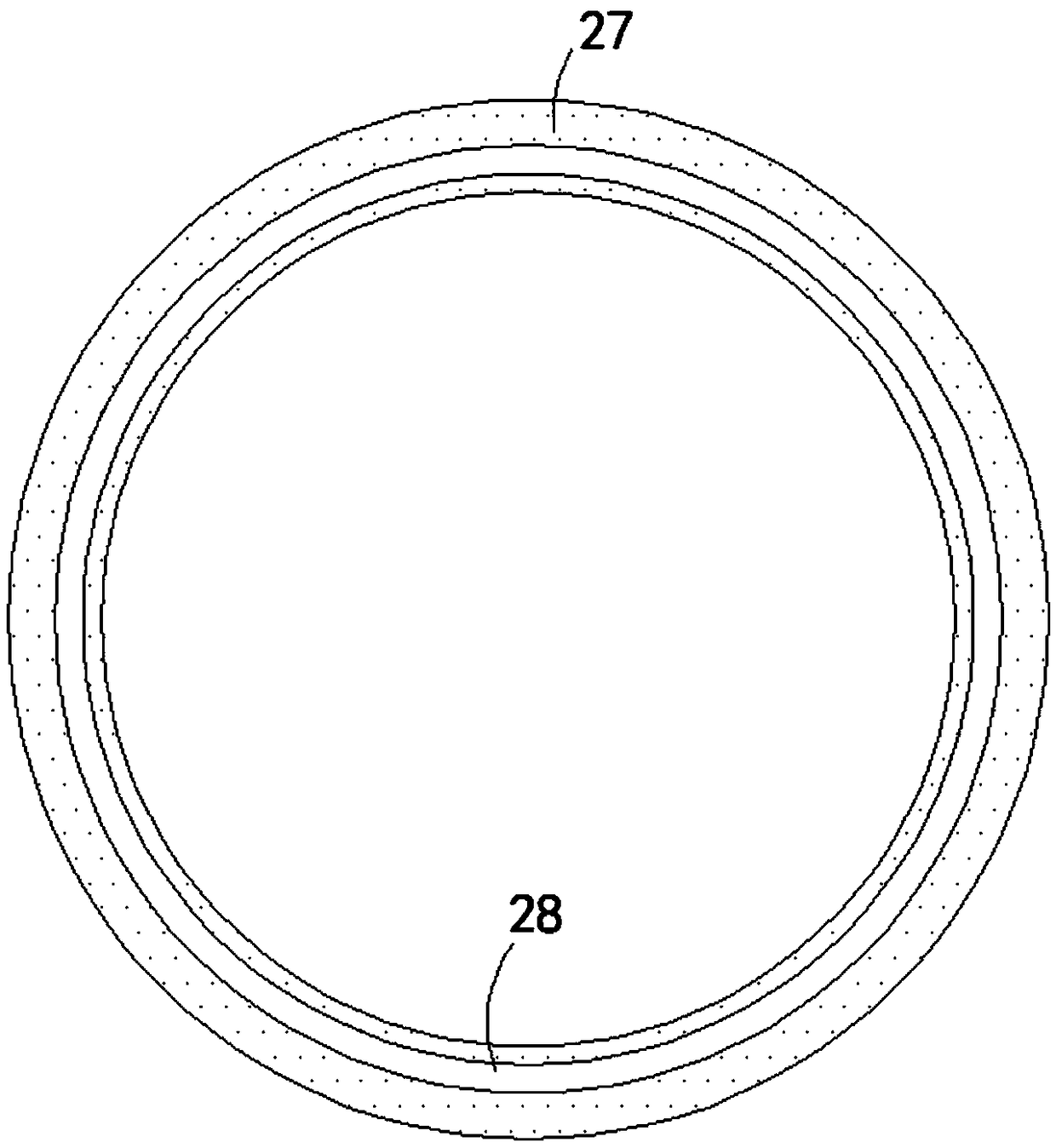 Energy-saving environmentally-friendly type paint spraying device for machining furniture