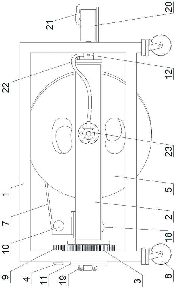 Pipe rotating device