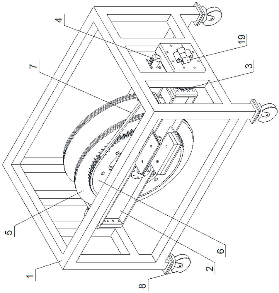 Pipe rotating device