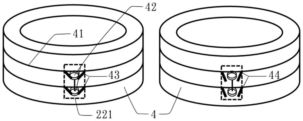 Perineum visual field exposing device