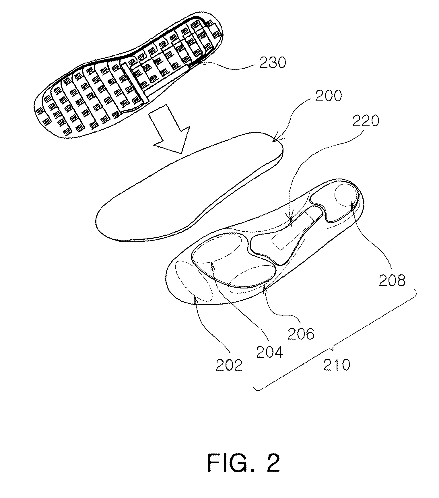 Insole type navigation apparatus and operation method thereof