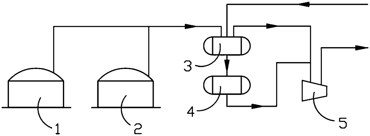 Hydrocarbon steam recovery device