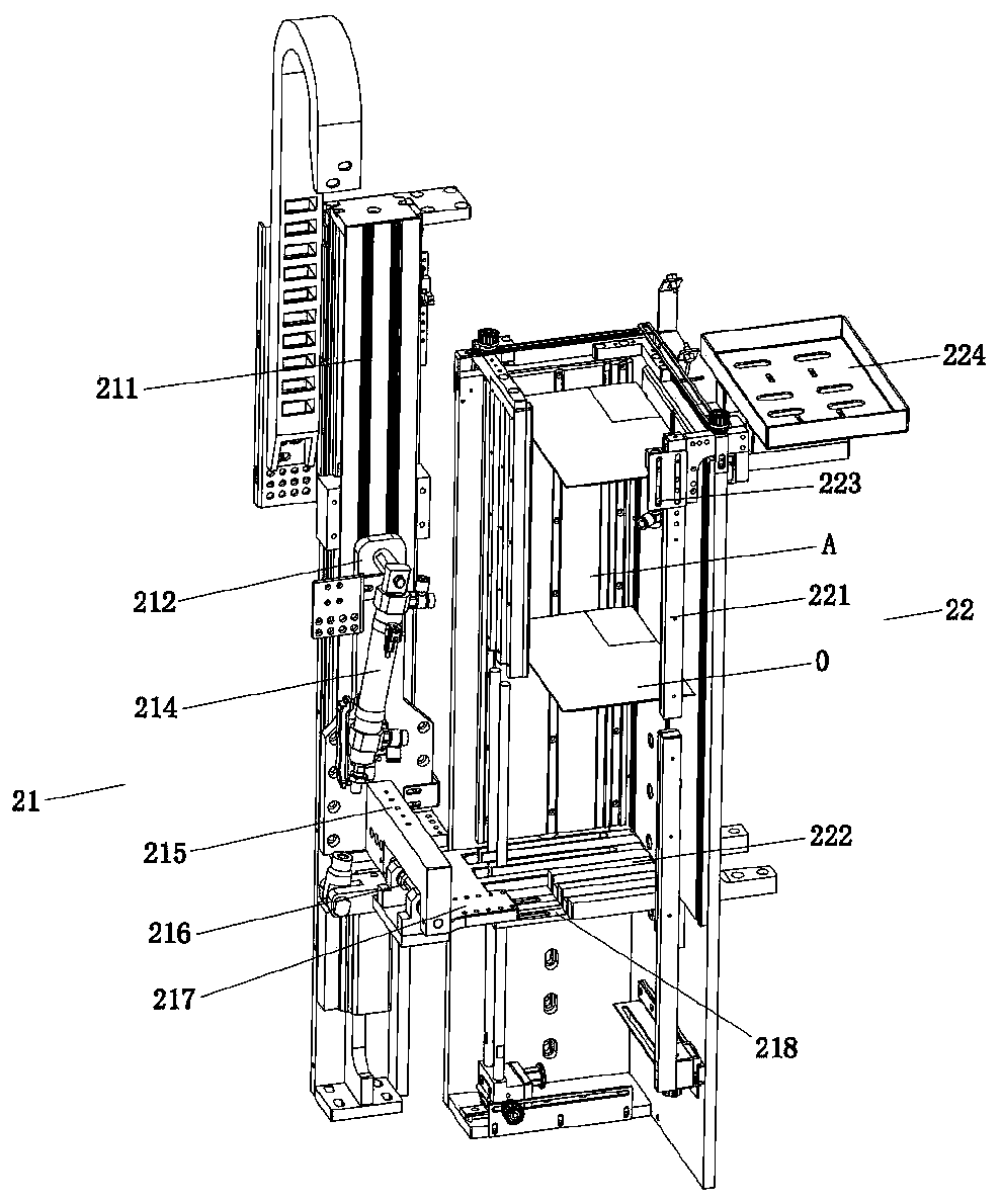 Clearance toggle type polarizer storage device