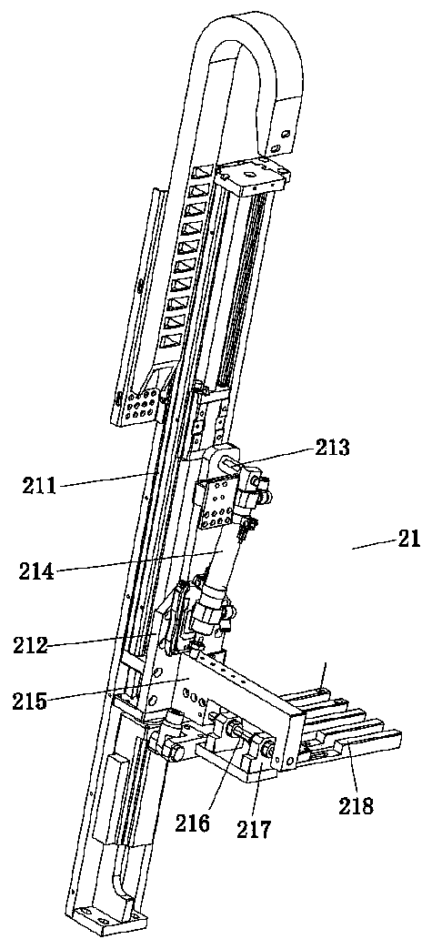 Clearance toggle type polarizer storage device