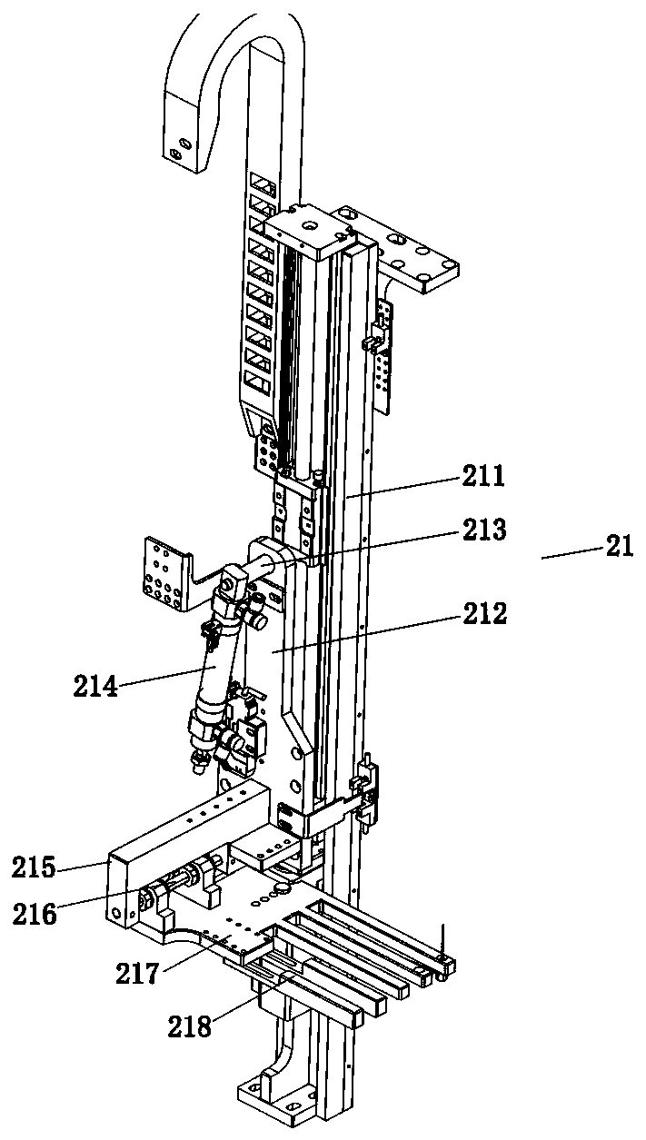 Clearance toggle type polarizer storage device