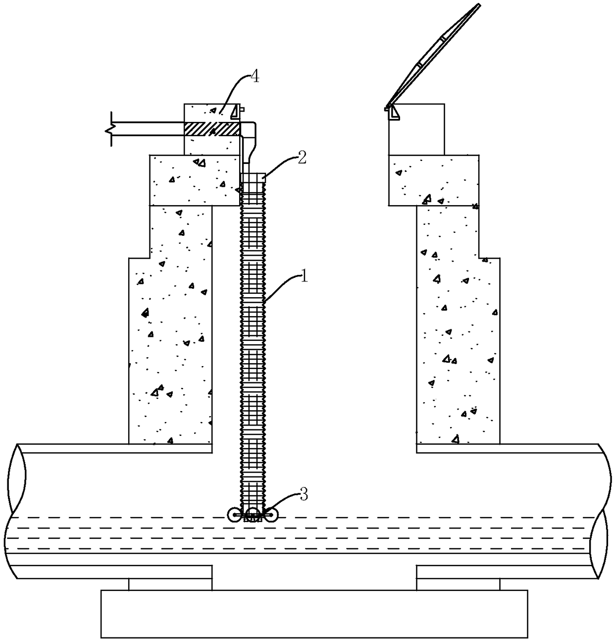 Urban pipeline water quality monitoring and water intake device
