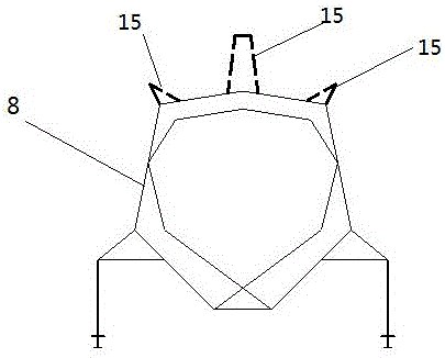 A lightning protection method for a single lightning protection line for erecting transmission lines in the same corridor