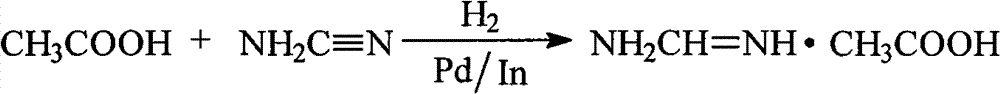 Method for preparing formamidine acetate