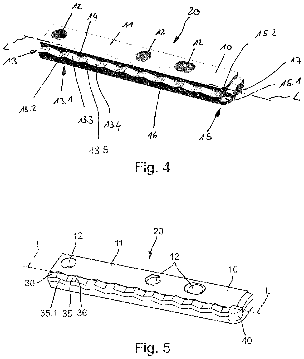 Scraper bar for a scraper blade of a road milling machine