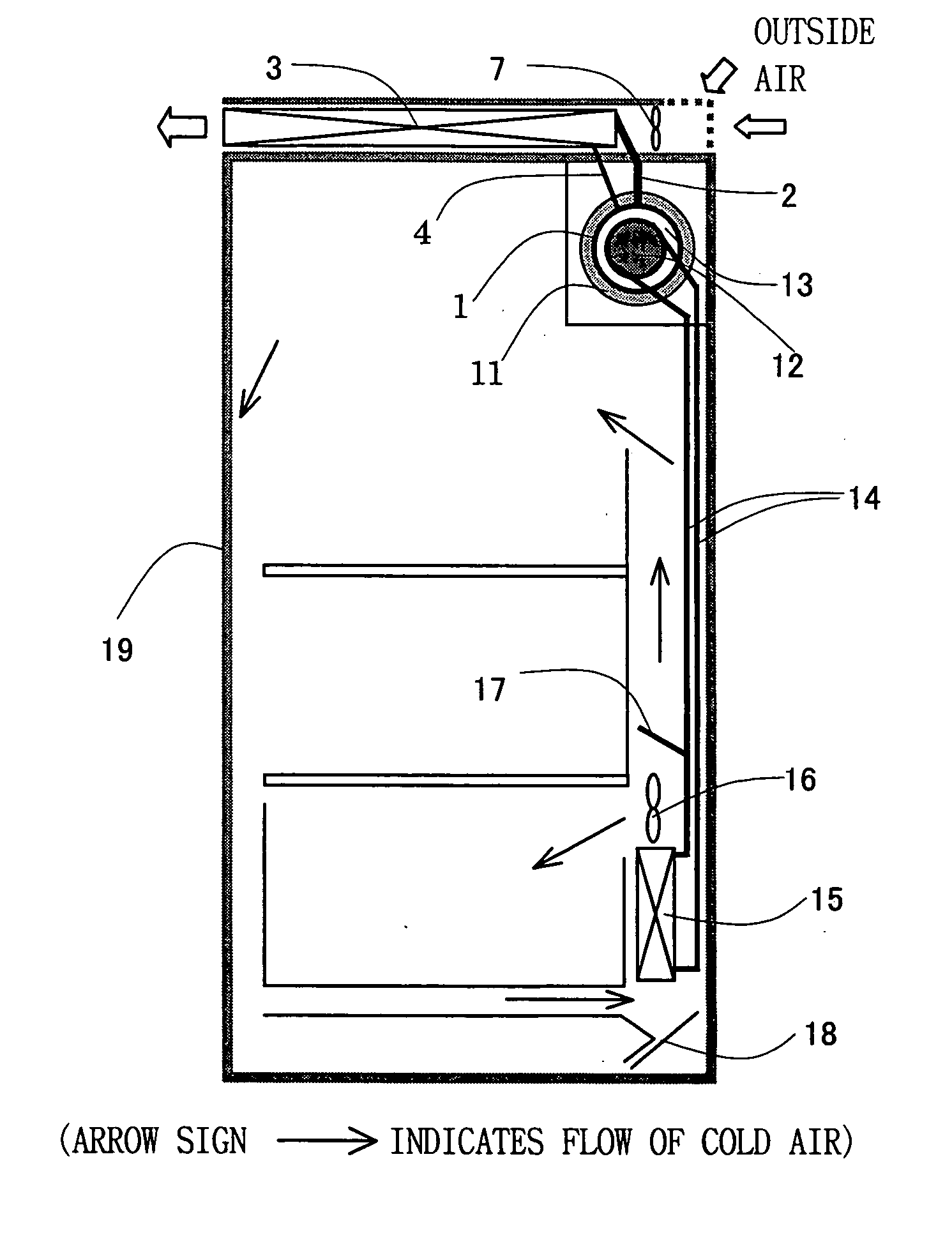 Loop-type thermosiphon and stirling refrigerator