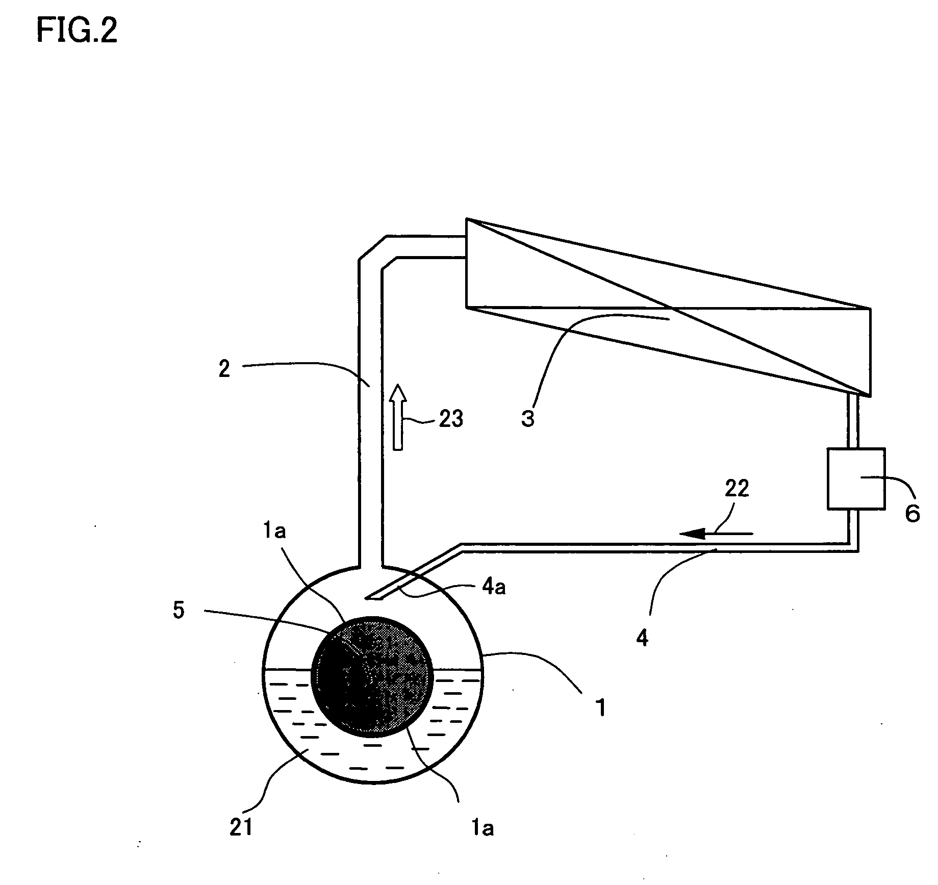 Loop-type thermosiphon and stirling refrigerator