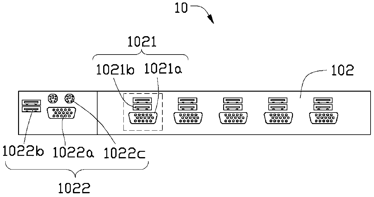 Video graphics array (VGA) cable and multi-computer switcher system