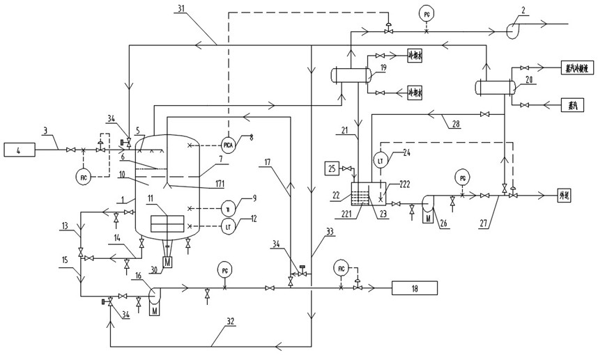 Single-chamber vacuum cooling crystallization system