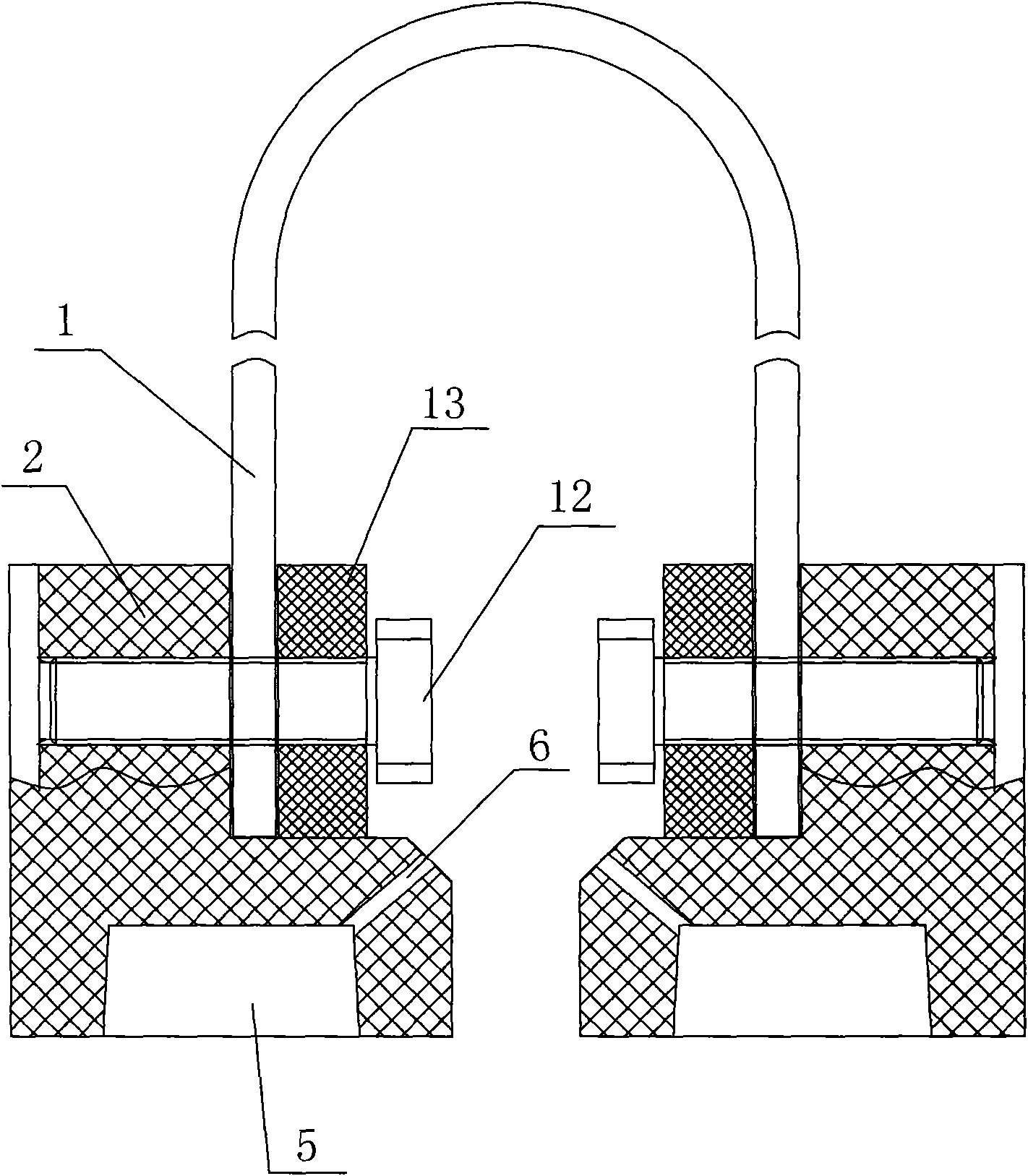 Direct heating type testing method of high temperature resistance of carbon/carbon heating elements