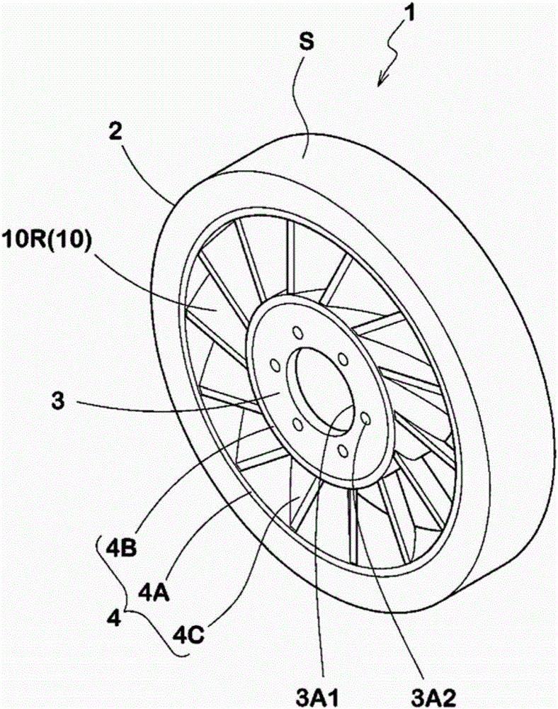 Airless tire and method for manufacturing same