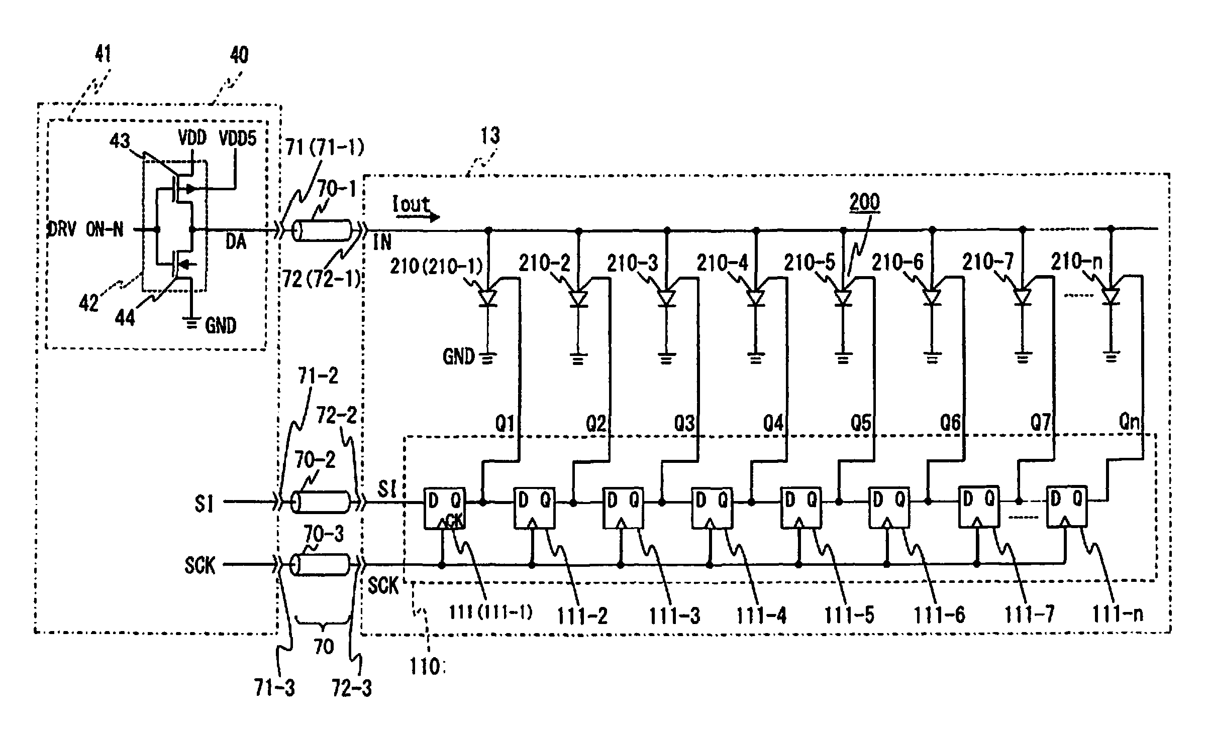 Drive device, print head and image forming apparatus