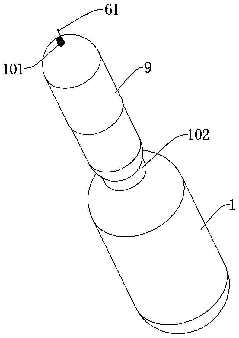 Underground falling object fishing device for oil exploitation