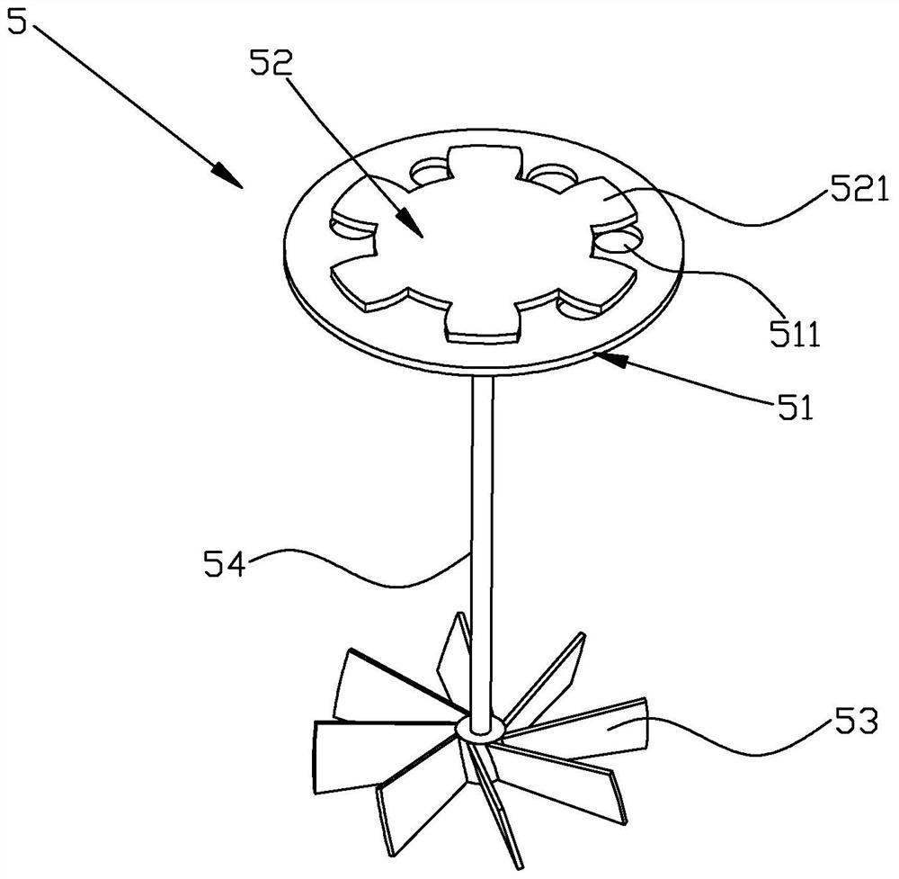 Gas-liquid separation device for sodium hypochlorite generator