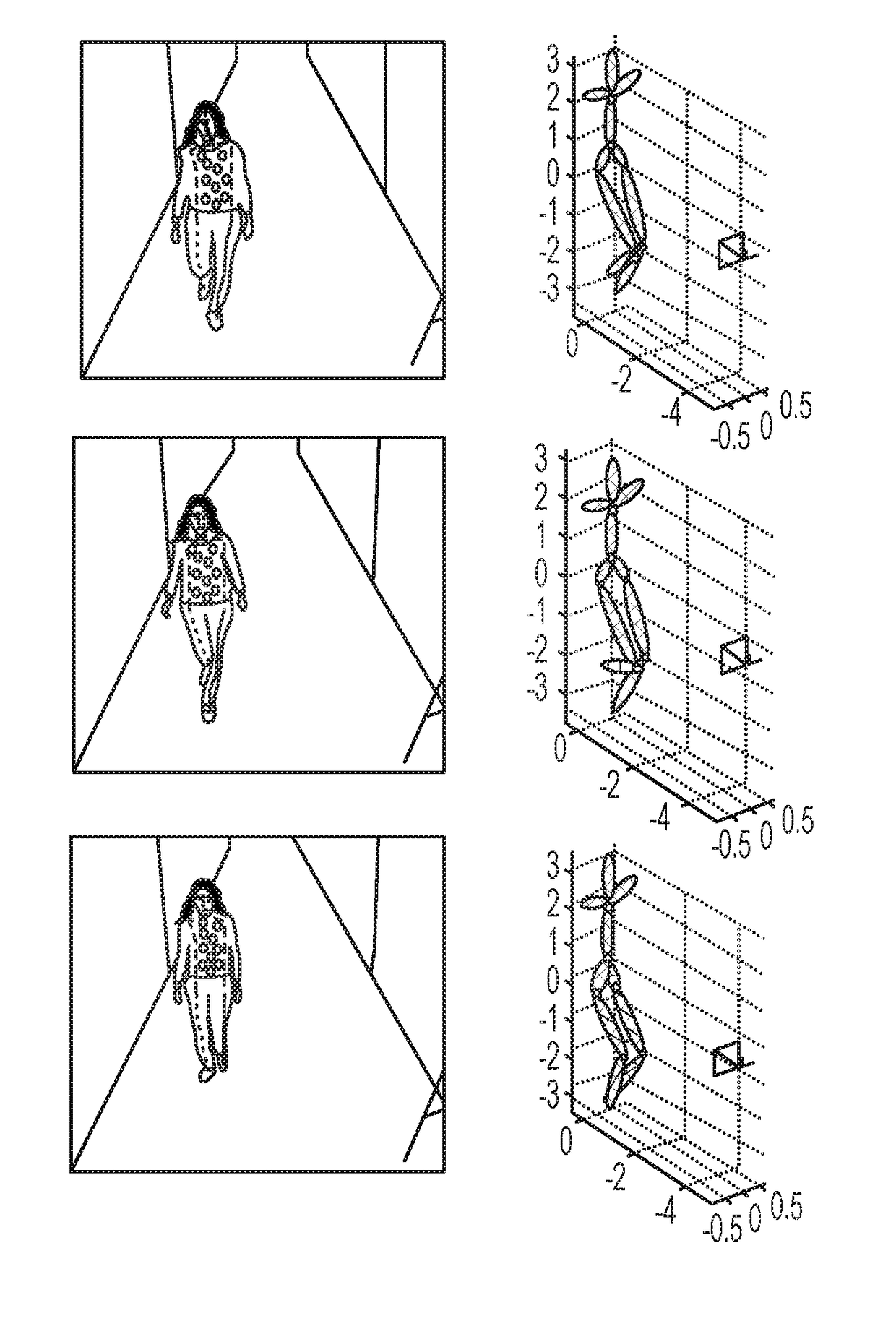 Automatic frontal-view gait segmentation for abnormal gait quantification